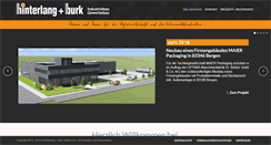 Desktop Screenshot of hinterlang-burk.de