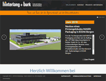 Tablet Screenshot of hinterlang-burk.de